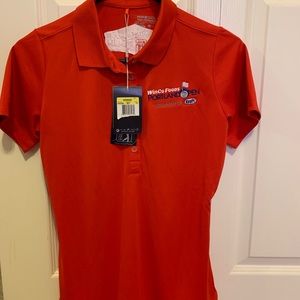 New Small Nike Women’s Red Golf Polo